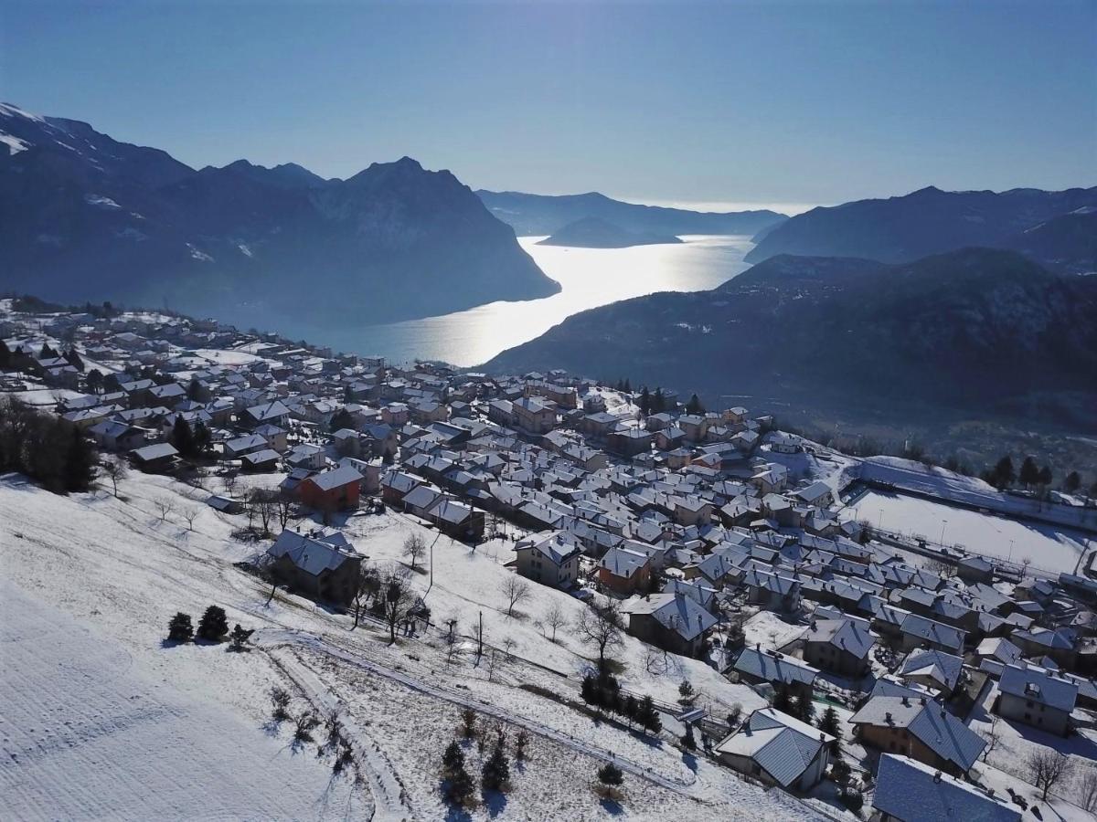 La Casa Sull' Altopiano Mountain Lake Iseo Hospitality Bossico Exteriér fotografie